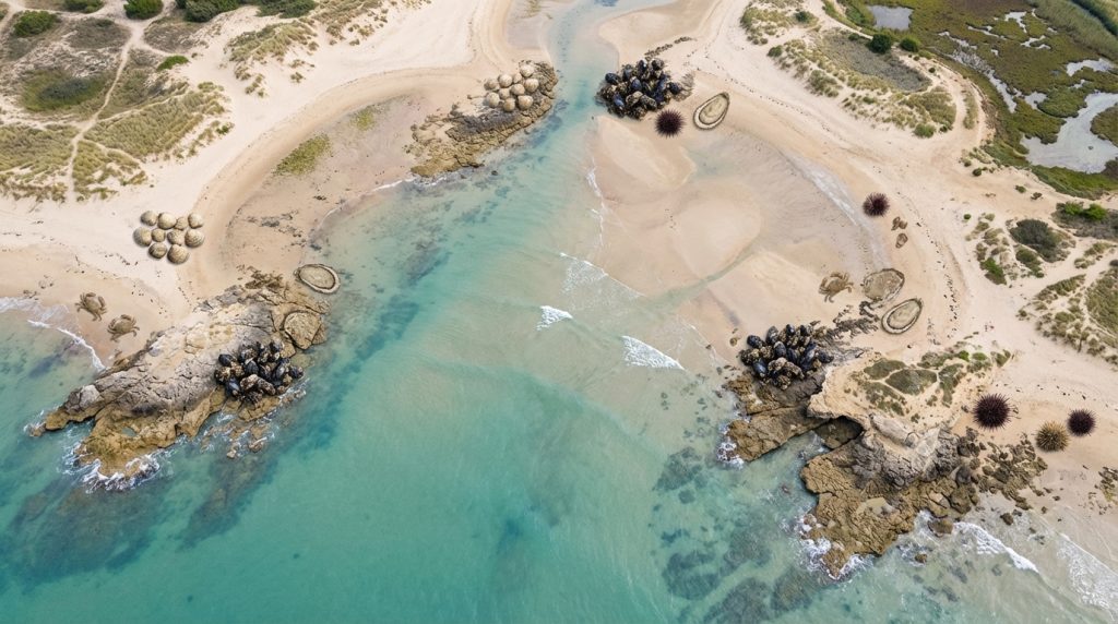 découvrez les meilleurs spots de pêche à pied à oléron grâce à notre carte détaillée, classée selon les espèces à capturer pour une expérience idéale en bord de mer.