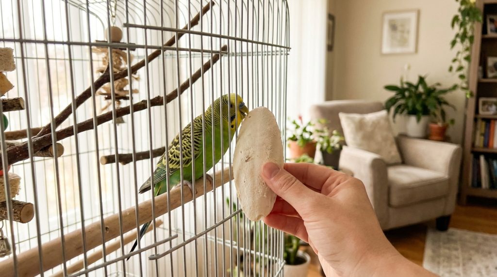 découvrez si l'os de seiche est adapté et sans danger pour les oiseaux en cage, ses bienfaits et précautions à prendre pour leur santé.