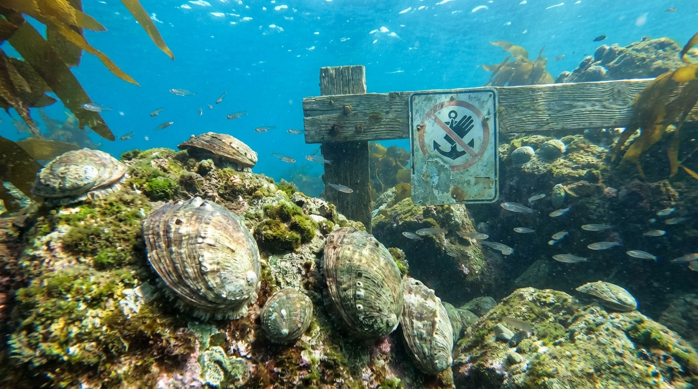 découvrez la réglementation stricte concernant les ormeaux sauvages, les tailles légales à respecter et les zones fermées à connaître pour une pêche responsable et durable.